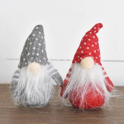 Gray & Red Gnomes