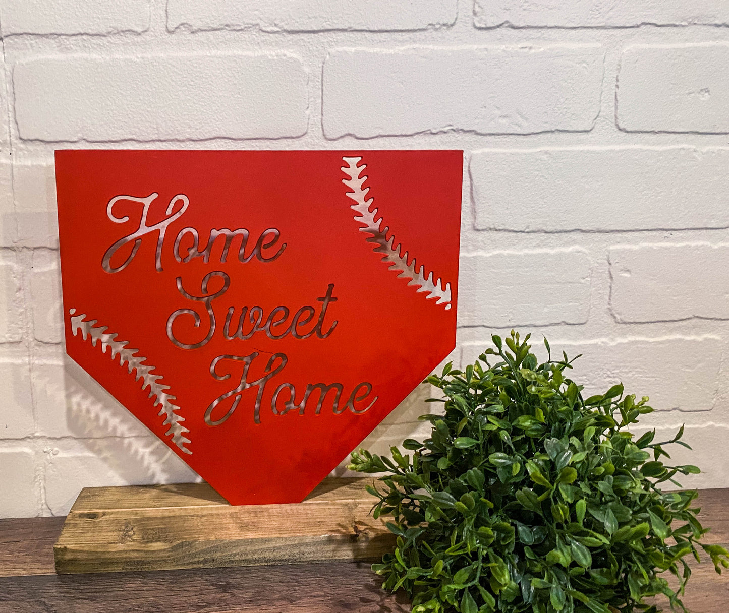 10” Home Sweet Home Cutout - Red