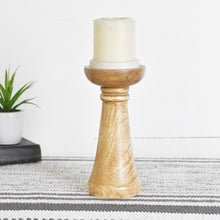Load image into Gallery viewer, Wood &amp; Marble Stand 9&quot;
