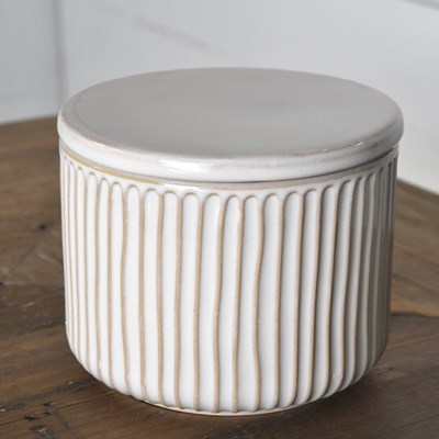 Round Stripe Container