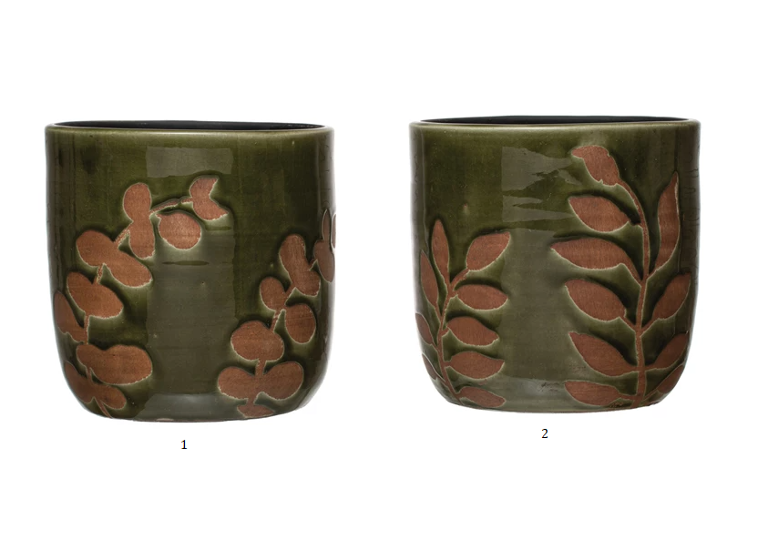 Terracotta Planter with Foliage