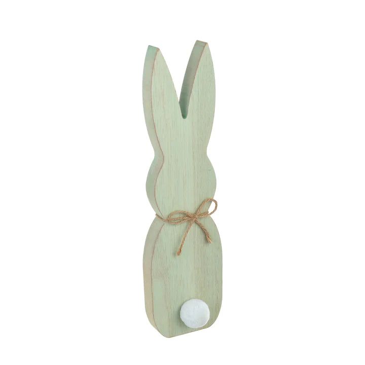 Sage Wood Bunny Cutout