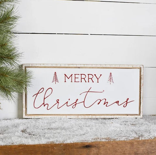 Merry Christmas Wall Sign