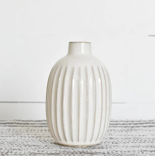 White Ceramic Vase