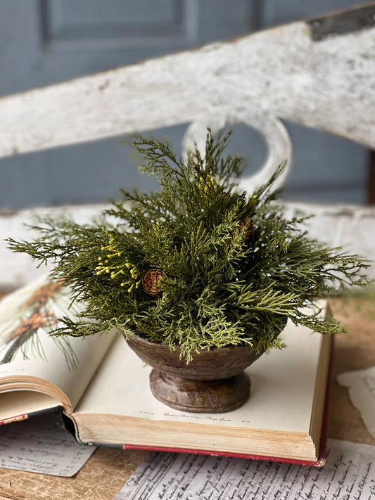 Alpine Cedar Half Sphere | 11"