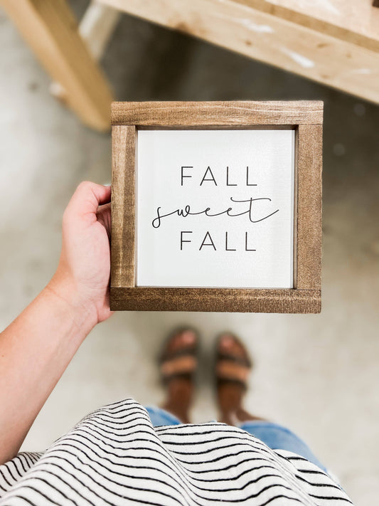 Fall Sweet Fall | Fall Wood Sign