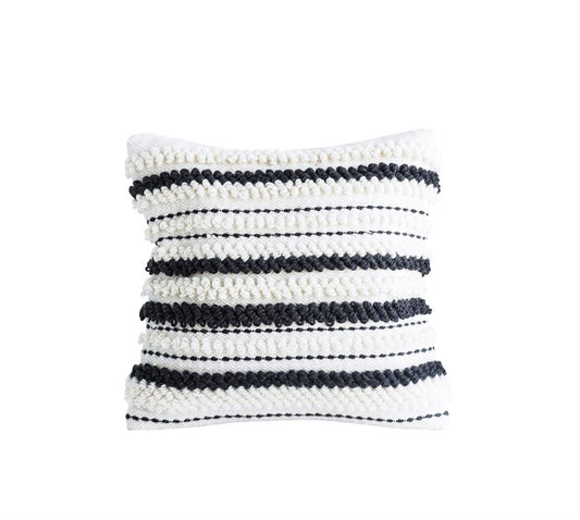 18" Square Wool Woven Pillow