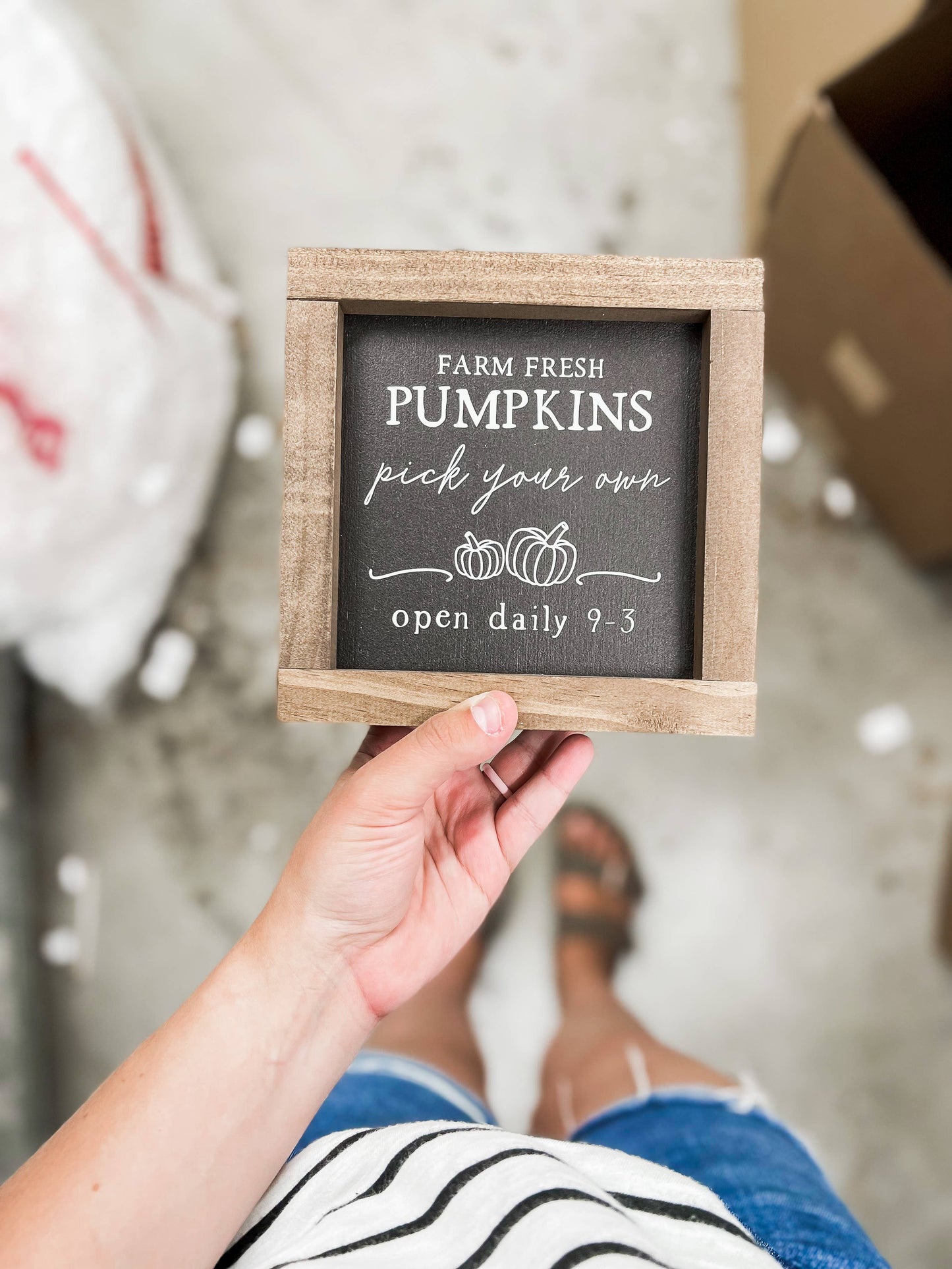 Farm Fresh Pumpkins | Fall Wood Signs