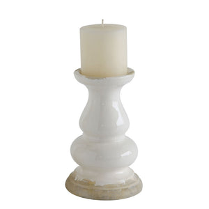 Stoneware Candle Pillars