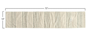 Cotton Stripe Table Runner