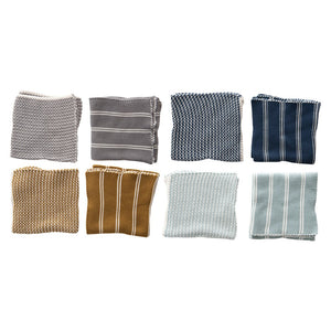 12" Square Cotton Knit Dish Cloths