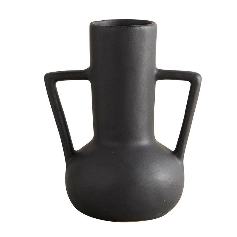 Matte Black Long Vase