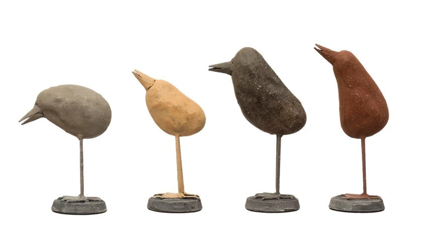 Metal Table Decor Birds