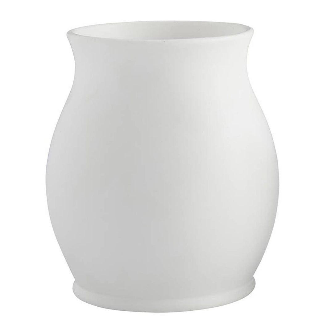 White Ceramic Bloom Vase Lg