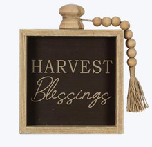 Load image into Gallery viewer, Framed Fall Sign with Beads
