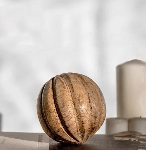 Carved Wood Ball