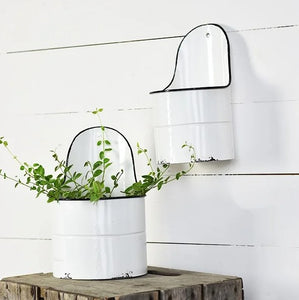 Black and White Wall Pockets