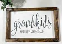 Load image into Gallery viewer, Handmade Sign -  Grandkids
