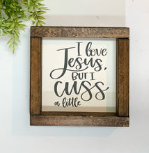 Load image into Gallery viewer, Handmade Sign - I Love Jesus
