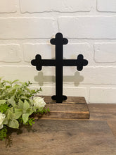 Load image into Gallery viewer, 6” Traditional Cross - Black
