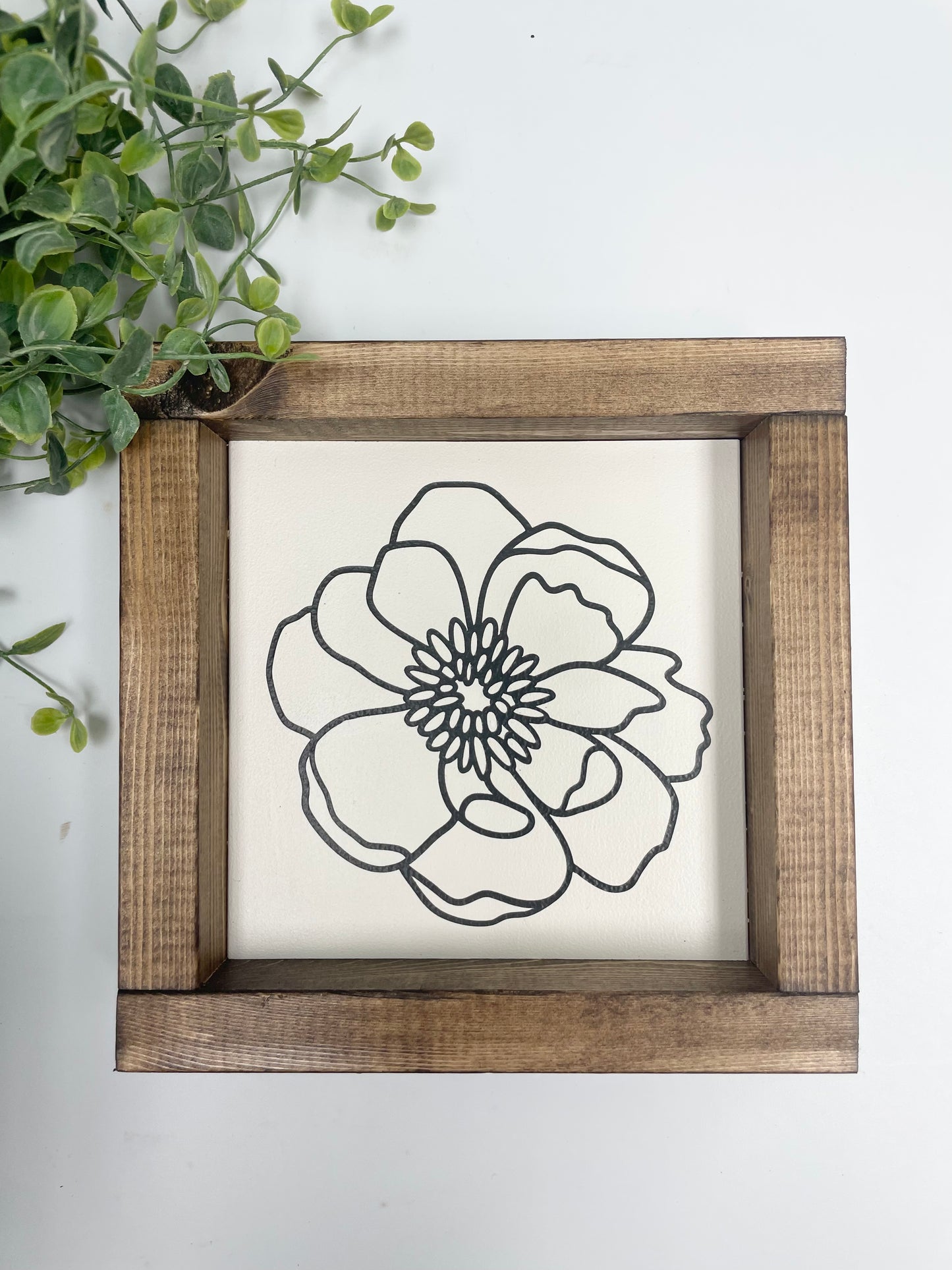 Handmade Sign - Flower