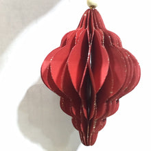 Load image into Gallery viewer, Red Paper Ornament

