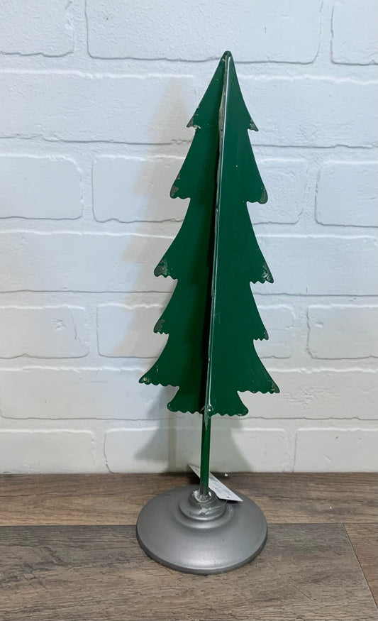 Green Metal Christmas tree