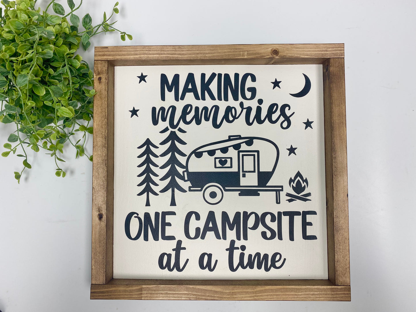 Handmade Sign - Campsite