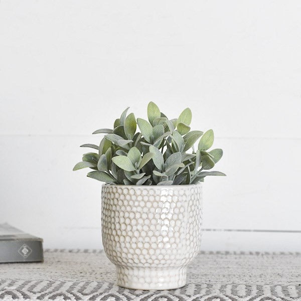 White Speckled Planter