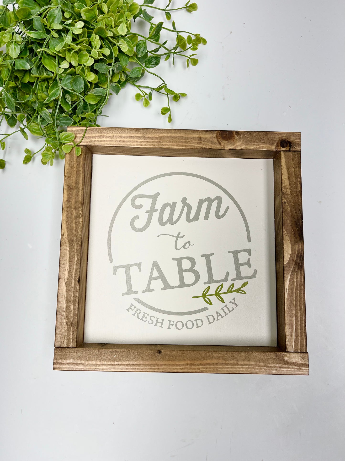 Handmade Sign - Farm to Table