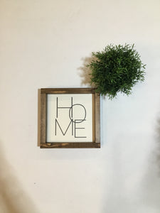 Handmade Sign - HOME