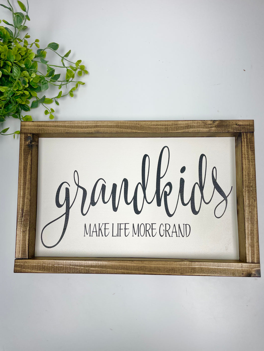 Handmade Sign -  Grandkids