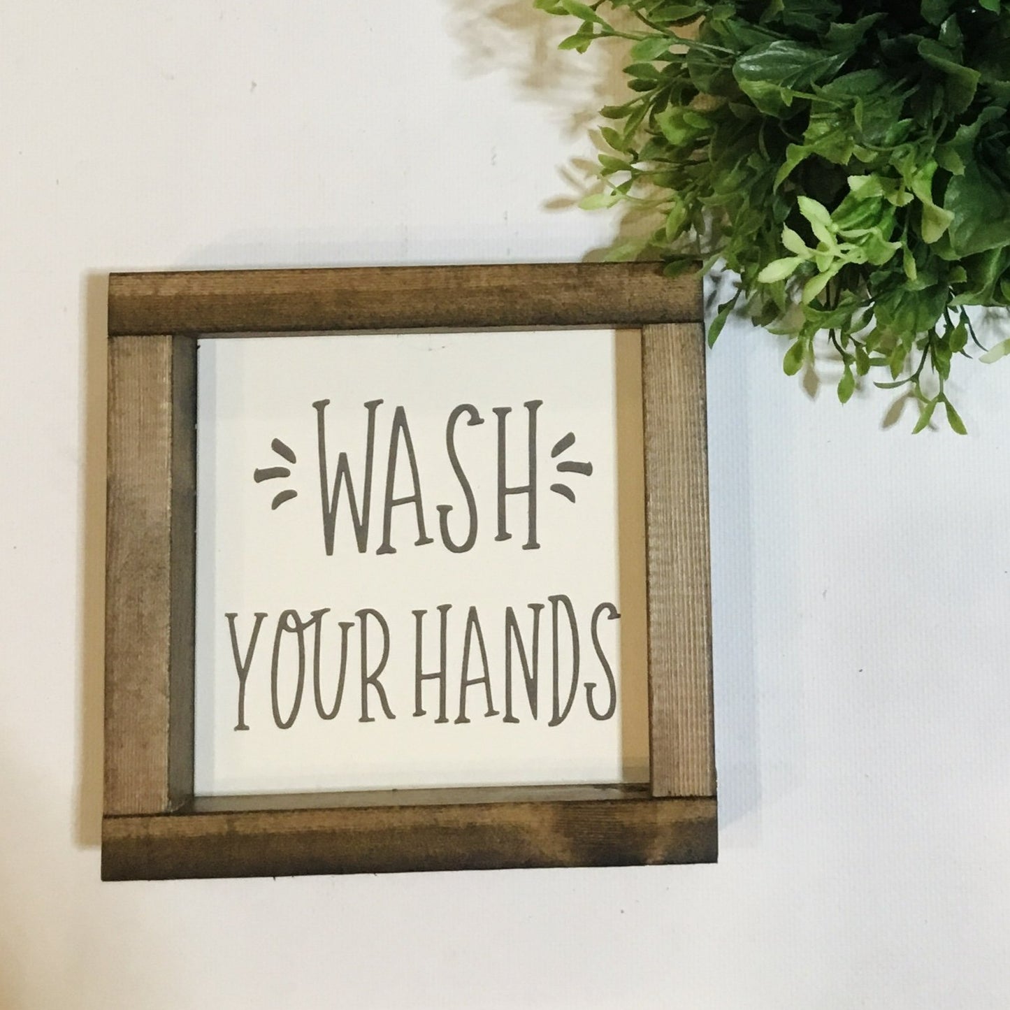 Handmade Sign - Wash Your Hands