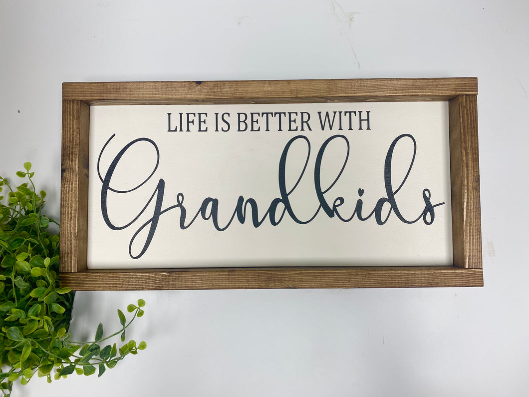 Handmade Sign -Life Is Better