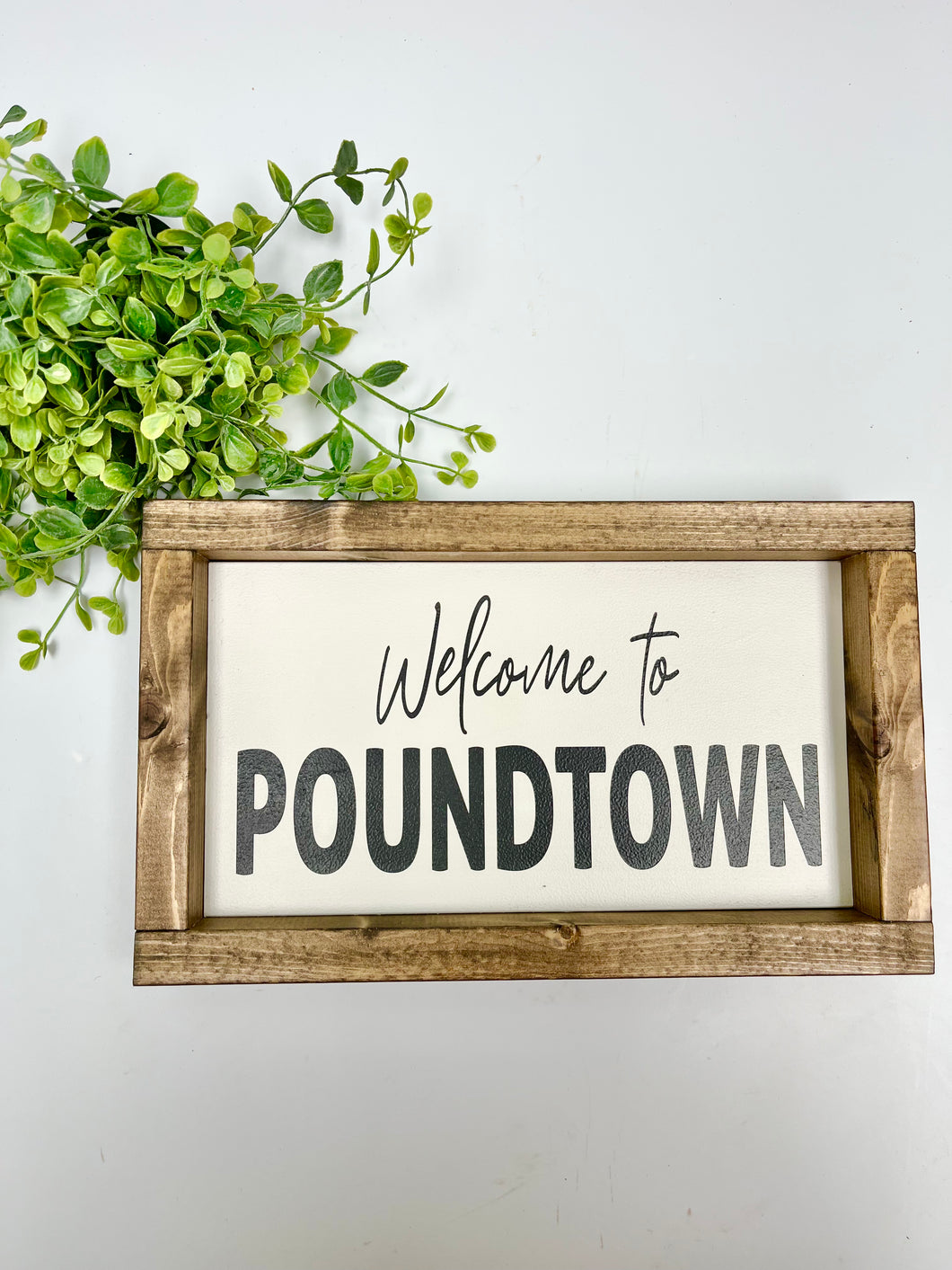 Handmade Sign - Poundtown