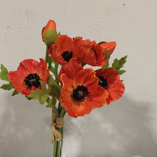 Load image into Gallery viewer, Real Touch Poppy Bouquet
