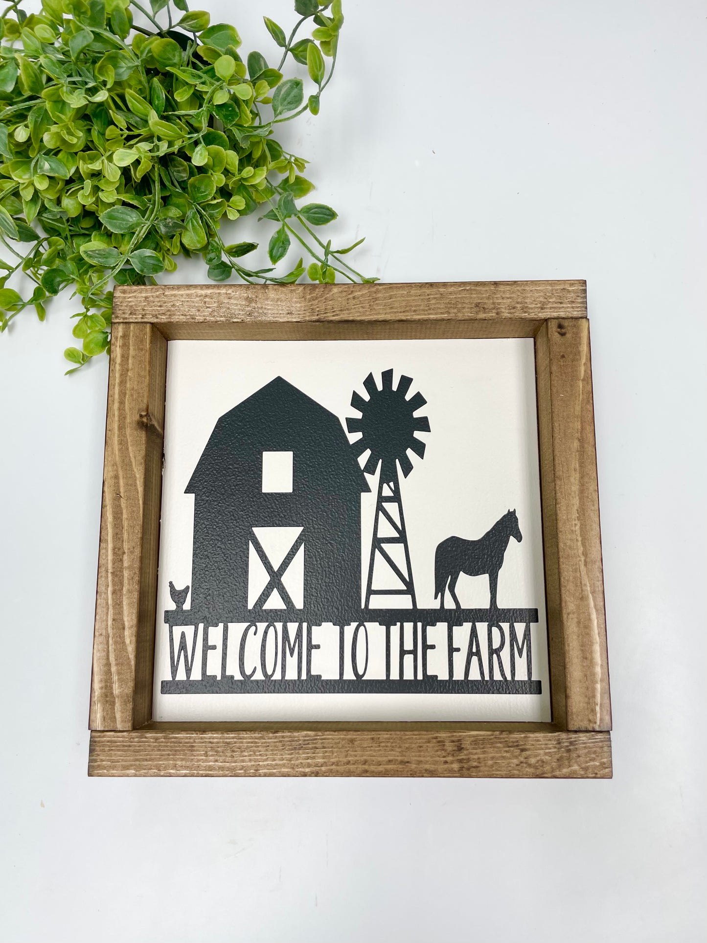 Handmade Sign - Welcome to the Farm