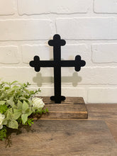 Load image into Gallery viewer, 6” Traditional Cross - Black

