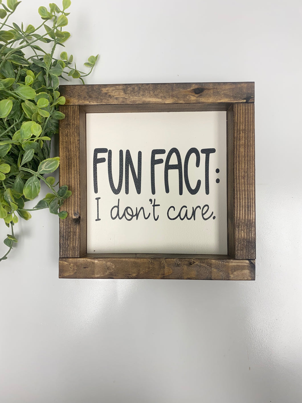 Handmade Sign - Fun Fact