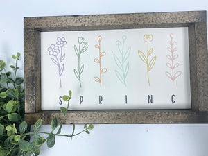 Handmade Sign-Spring