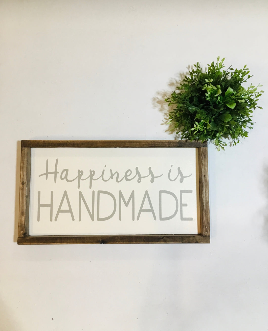 Handmade Sign - Happiness is Handmade