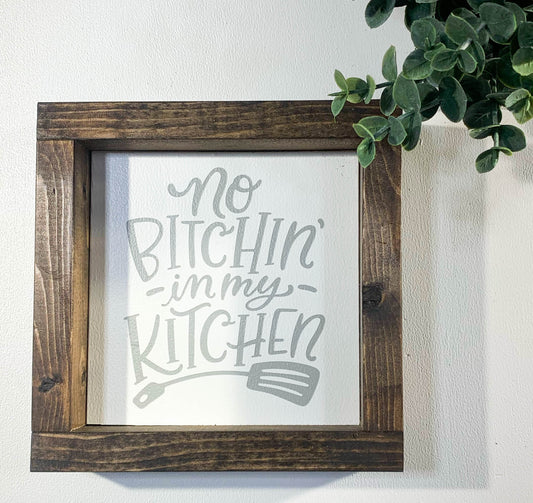 Handmade Sign - In My Kitchen