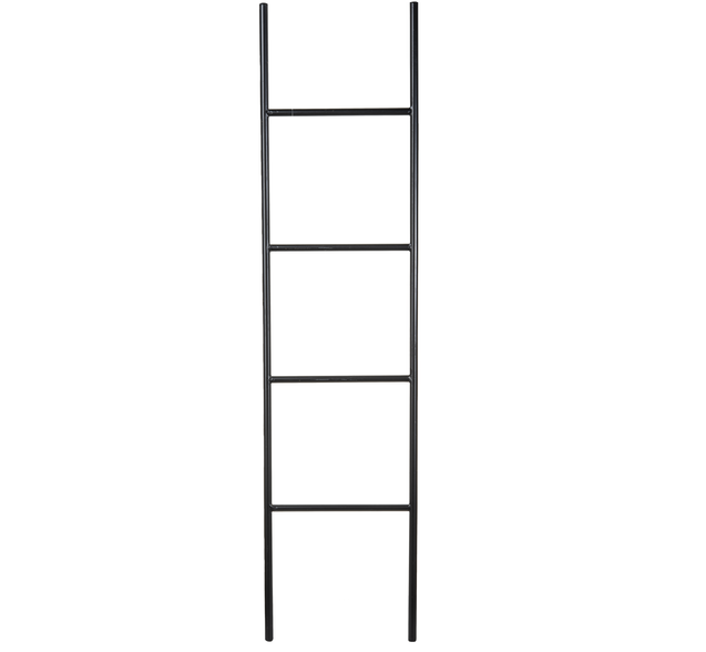 Black Ladder Blanket Stand