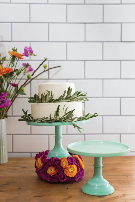 Teal Cake Stand